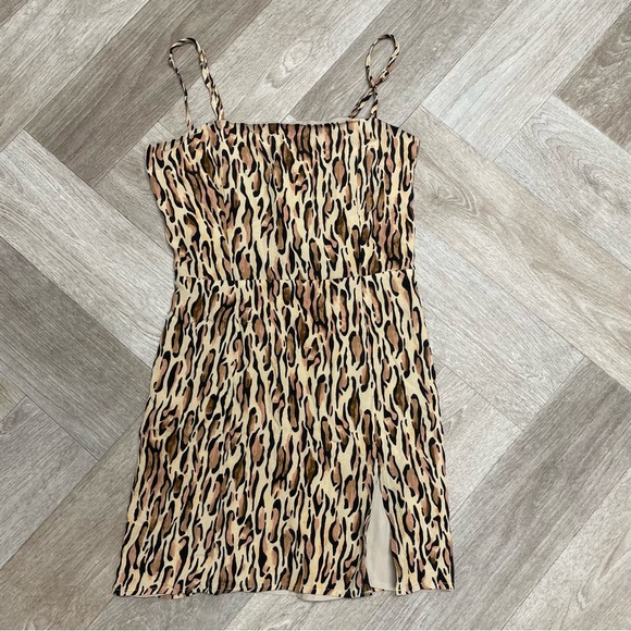 Sunday Best Aritzia Chiara Leopard Mini Dress - Picture 2 of 4